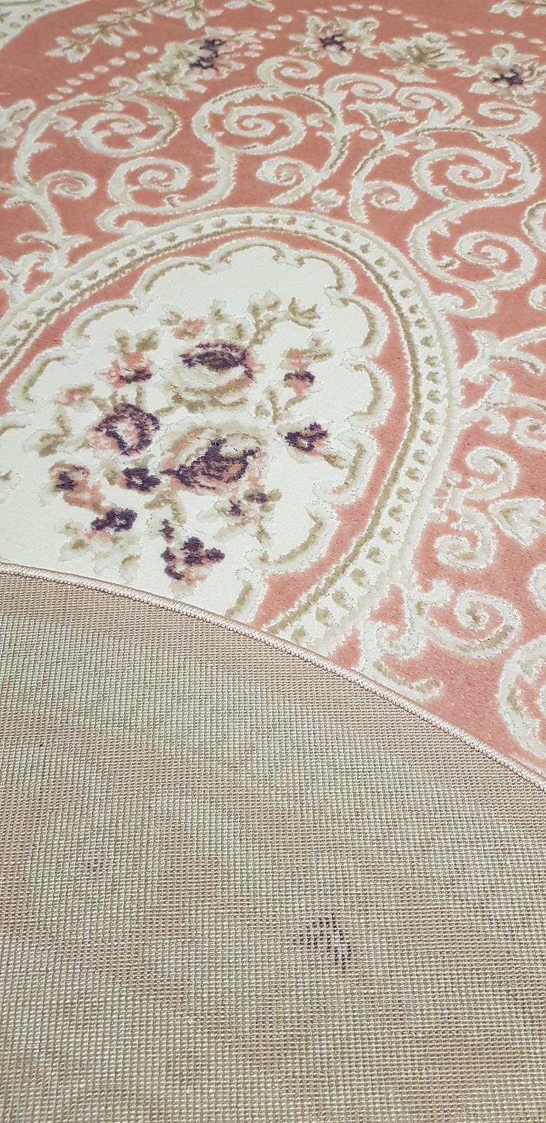 Класичний килим Flora PINK / PINK P658B