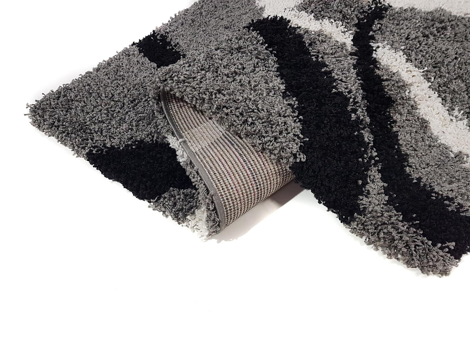 Пухнастий килим Plumis Lux Gray 7368A