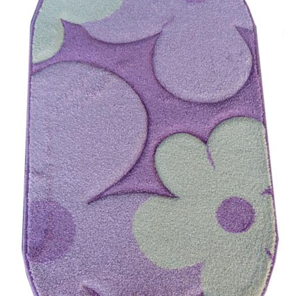 Килим з художньою стрижкою Curlex PINK 2725A