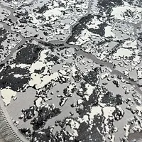 Килим з комбінованим ворсом и термоусадкой Glacia Gray 08148A