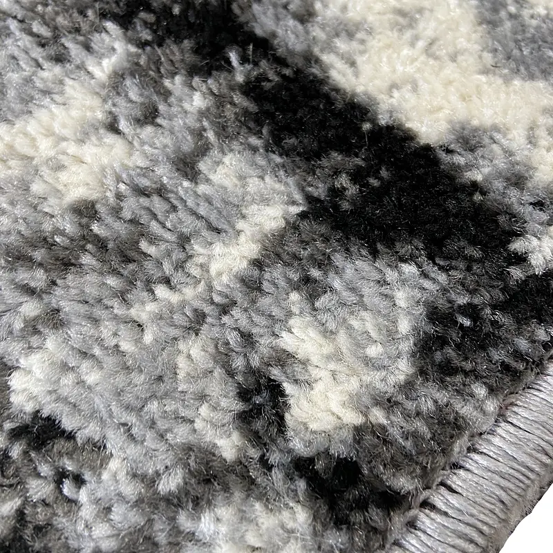 Килим фризе з невисоким ворсом Macio Gray 02619A