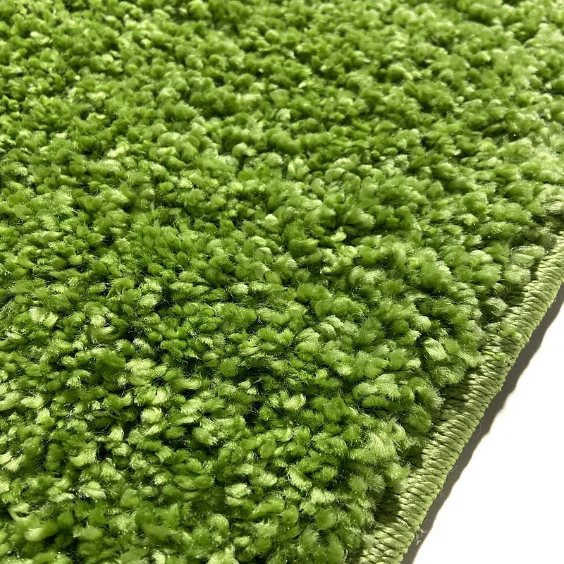 Пухнастий килим Plumis зелений green 000071