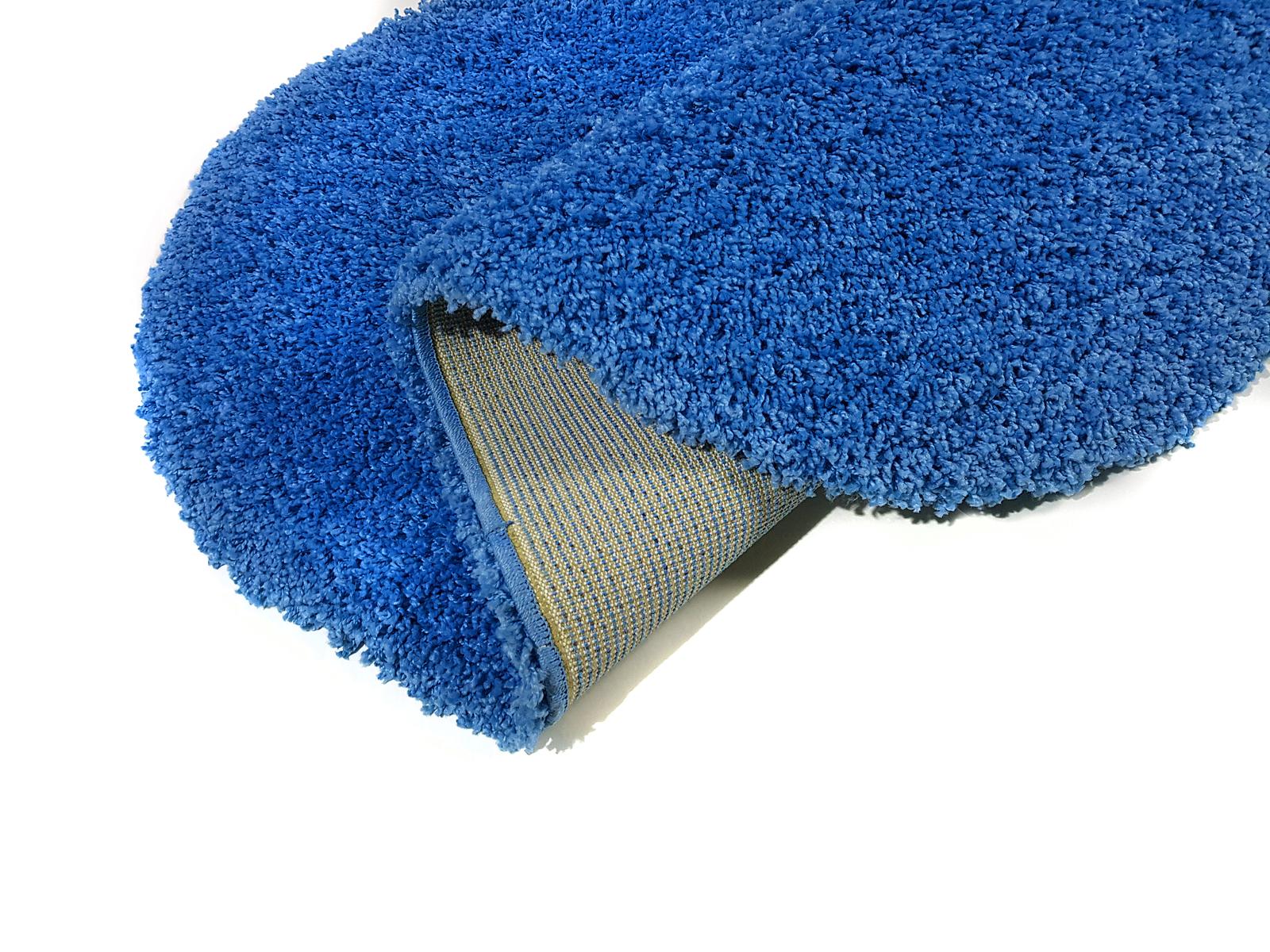 Пухнастий килим Plumis Lux BLUE 6365A