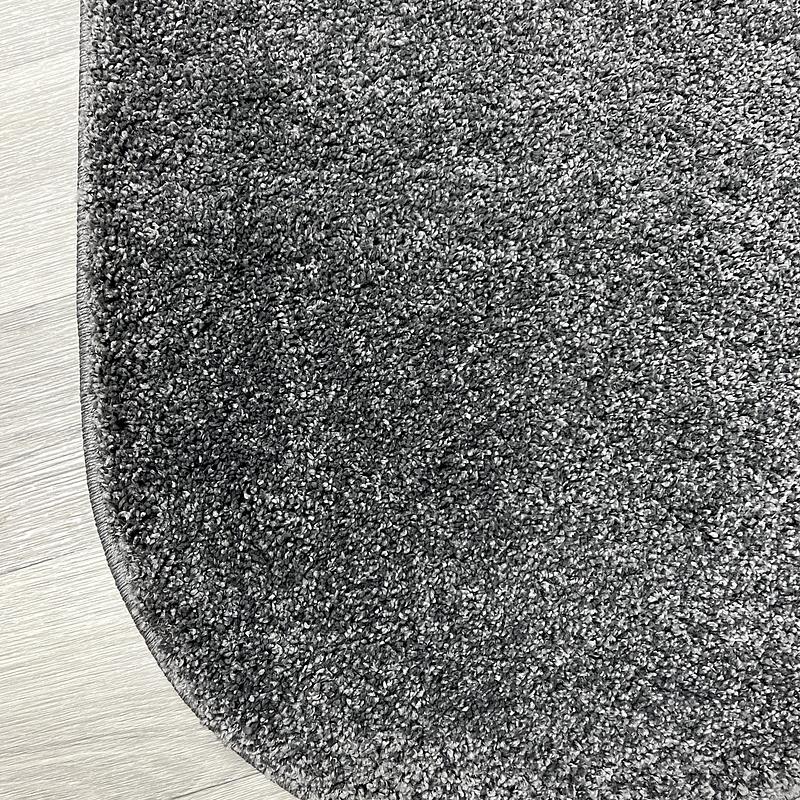 Пухнастий килим Plumeria dark gray 12500/60