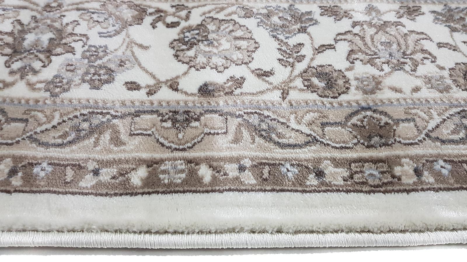 Класичний килим з поліестеру Argentum WHITE 4260D