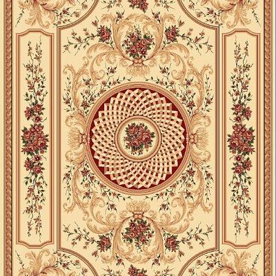 Килим хітсет з невисоким щільним ворсом Luxia Cream 5813A