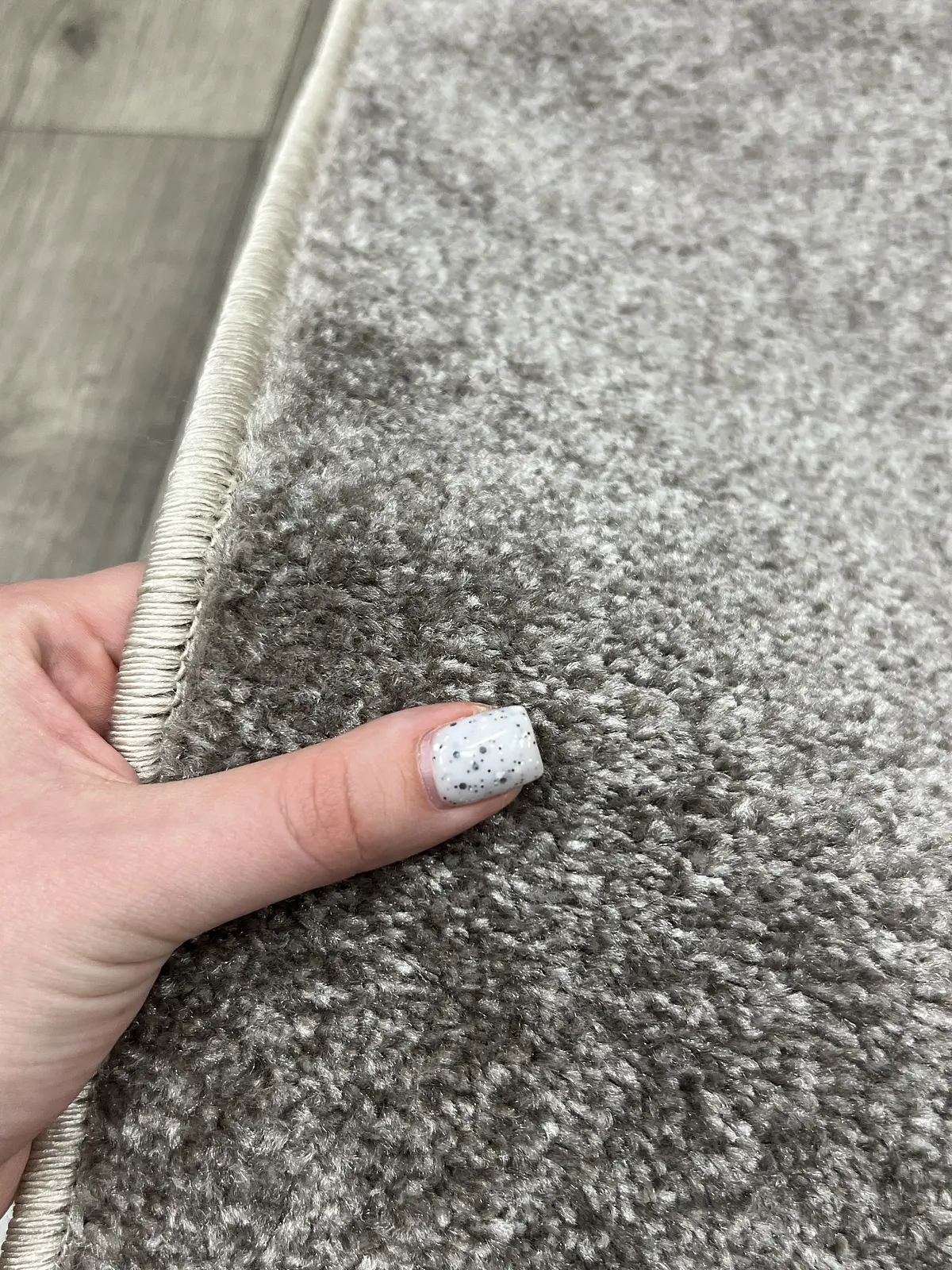Килим фризе з невисоким ворсом Lumis GREY/BEIGE 00000A