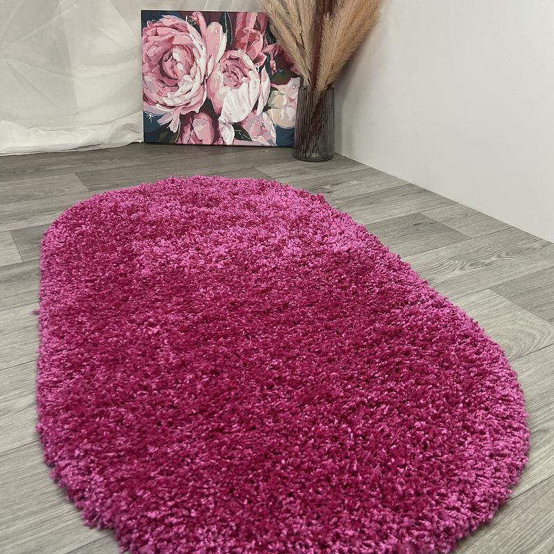 Пухнастий килим Plumis Lux PINK 6365A