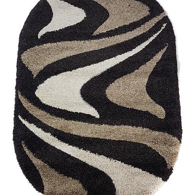 Ворсистий килимок Plush Loop DARK BROWN 8254A
