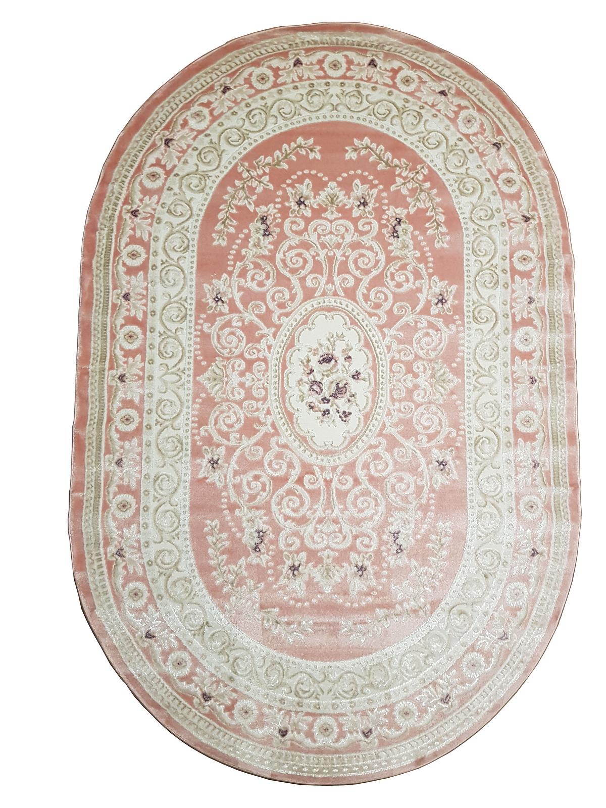 Класичний килим Flora PINK / PINK P658B