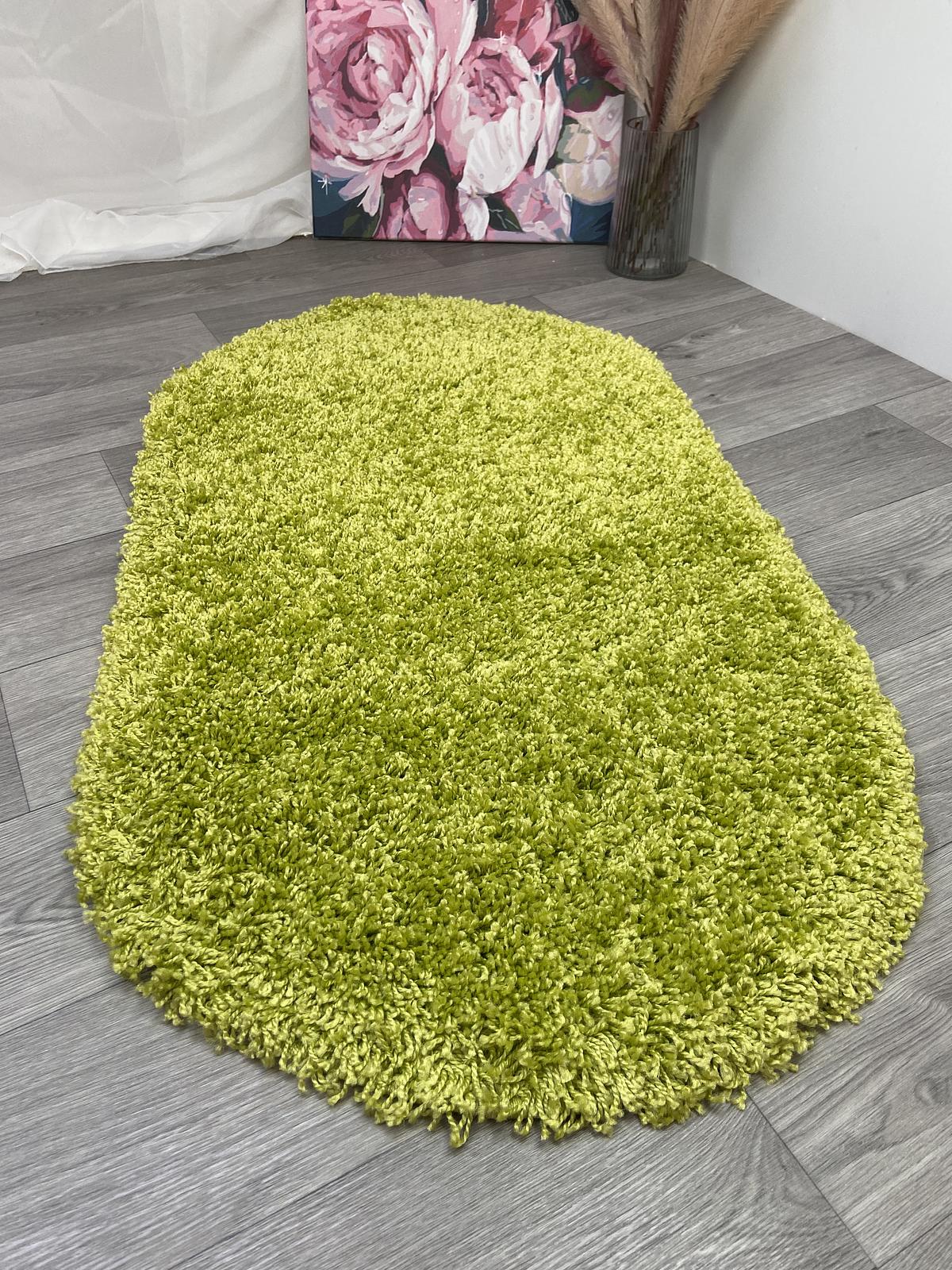 Пухнастий килим Plumis Lux LIGHT GREEN 6365A