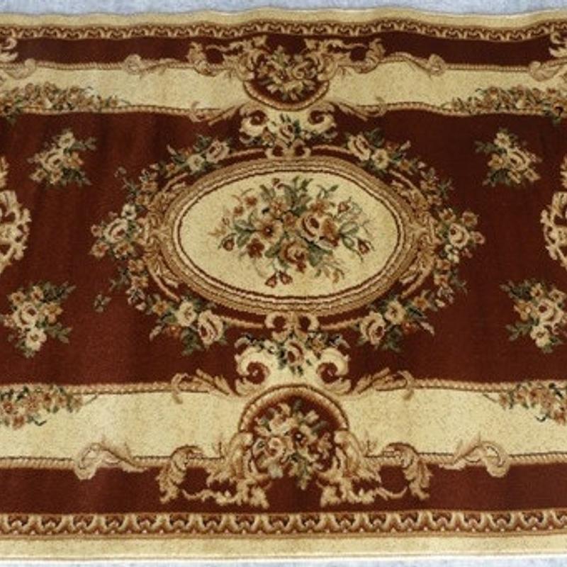 Килим хітсет з невисоким щільним ворсом Luxia BROWN 4283A