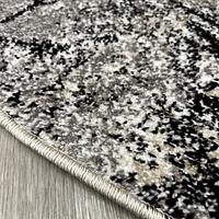Килим фризе з невисоким ворсом Lumis Gray/Beige 02624B