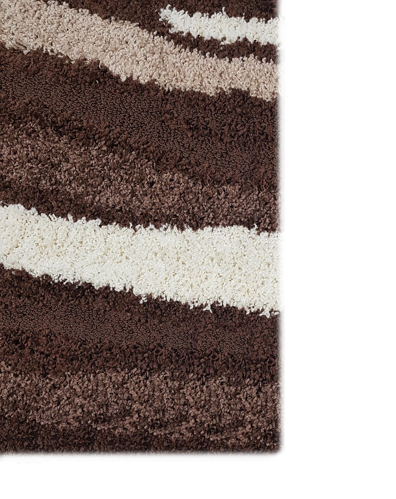Ворсистий килимок Plush Loop DARK BROWN 8014A