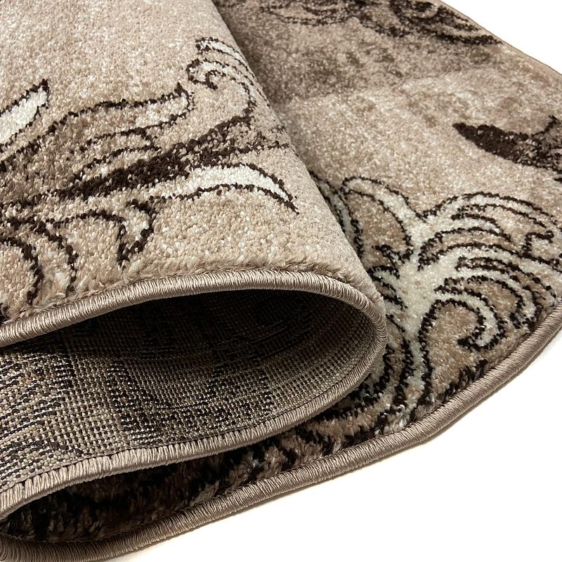 Килим фризе з невисоким ворсом Macio Beige 02584A