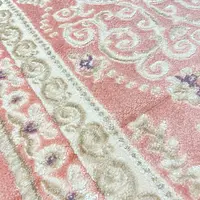 Класичний килим Flora PINK / PINK P658B