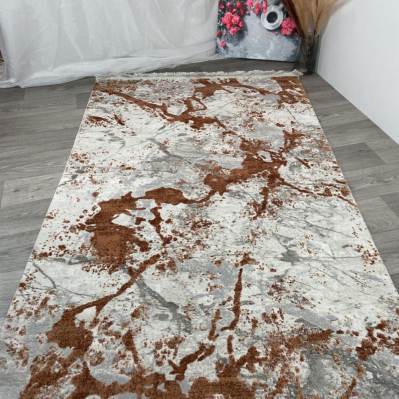 Сучасний килим Velura Art TERRA COKEN_A_GRI 2067