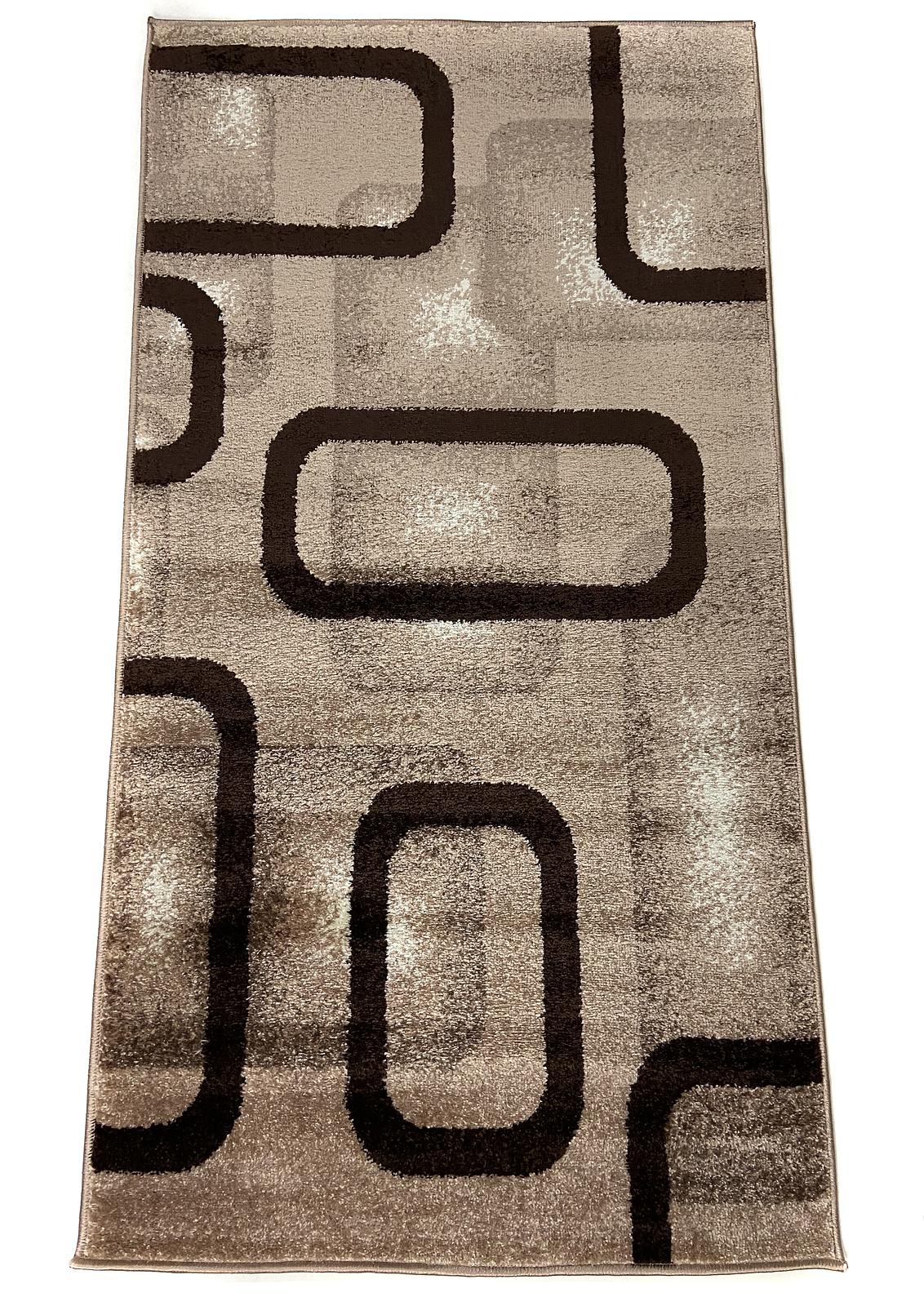 Килим фризе з невисоким ворсом Macio Beige 02574D