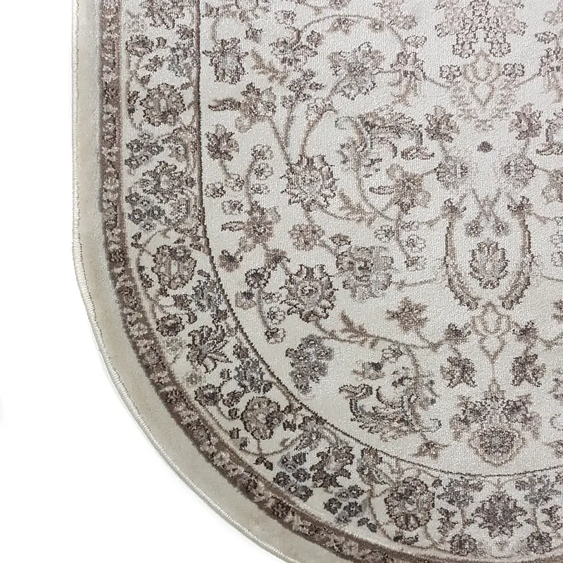 Класичний килим з поліестеру Argentum WHITE 4260D