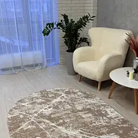 Килим з невисоким ворсом Soltega бежевий 09464В