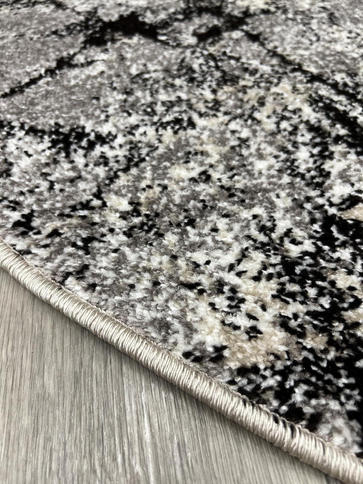 Килим фризе з невисоким ворсом Lumis Gray/Beige 02624B