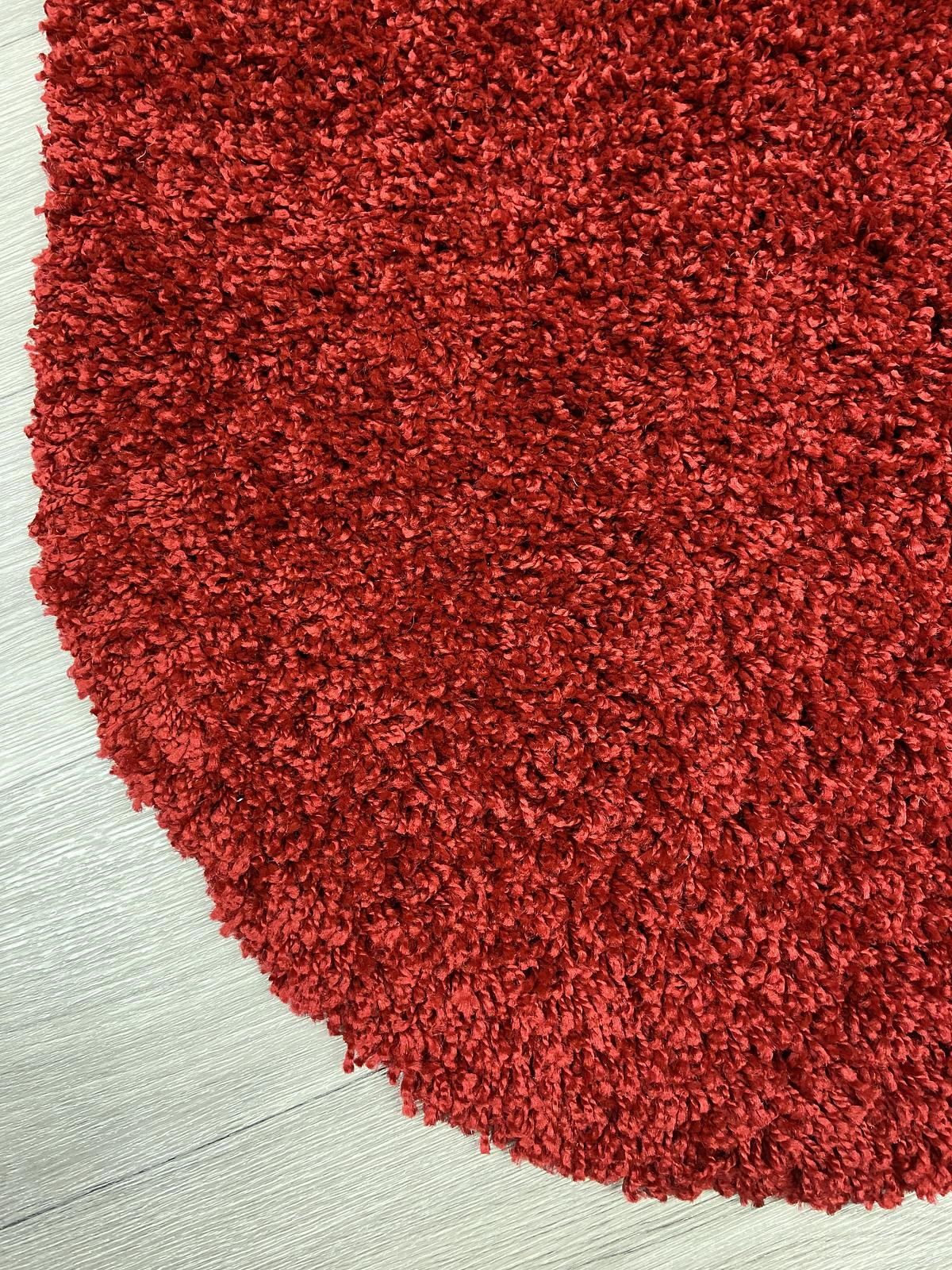 Пухнастий килим Plumis Lux RED 6365A