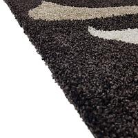 Ворсистий килимок Plush Loop DARK BROWN 8254A