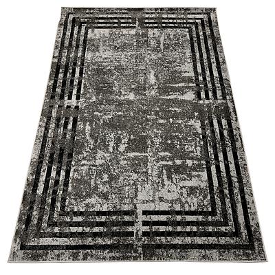 Килим фризе з невисоким ворсом Macio Gray 08559A