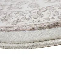 Класичний килим з поліестеру Argentum WHITE 4260D