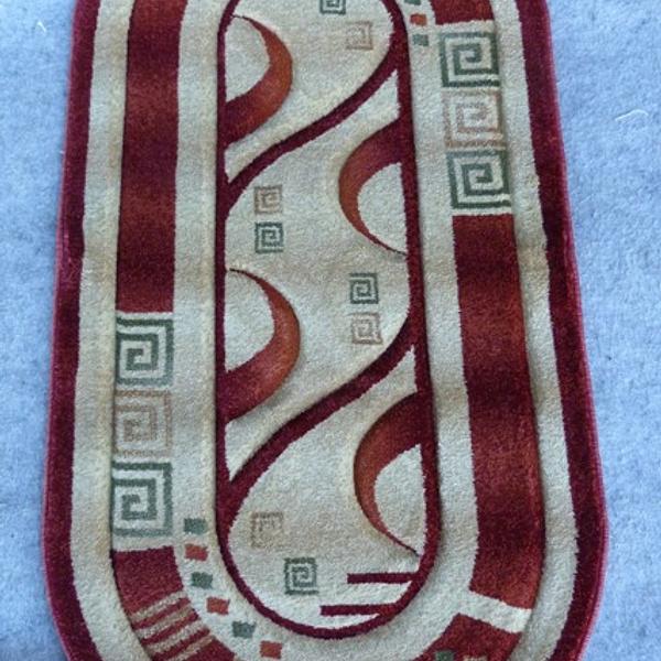 Килим високощільний з художественной стрижкой Elara cream 7534A