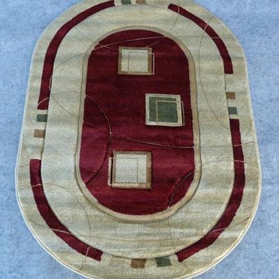 Килим високощільний з художественной стрижкой Elara 2.5х3.5 м. Cream 5789A