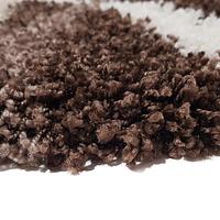 Пухнастий килим Plumis Lux DARK BROWN 7368A