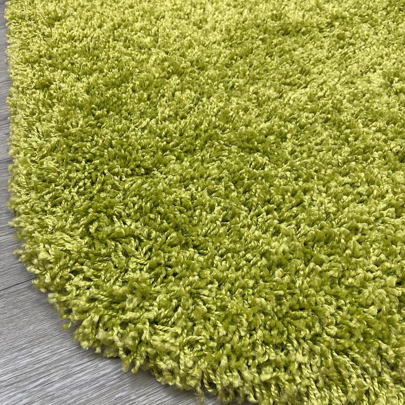 Пухнастий килим Plumis Lux LIGHT GREEN 6365A