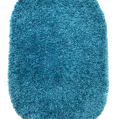 Пухнастий килим Plumis Lux BLUE 6365A
