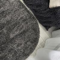 Пухнастий килим Plumis Lux Gray 6365A
