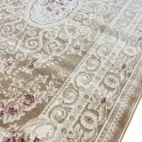 Класичний килим Flora Бежевий P658B