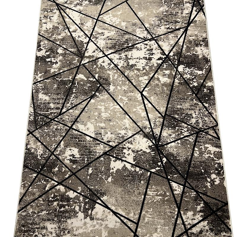 Універсальний килим на прогумованій основі Wovea Бежевий з коричневим 10384-5