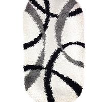 Пухнастий килим Plumis Lux WHITE 7368В