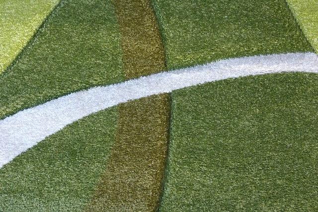 Килим з художньою стрижкою Curlex MIDDLE GREEN 2632A