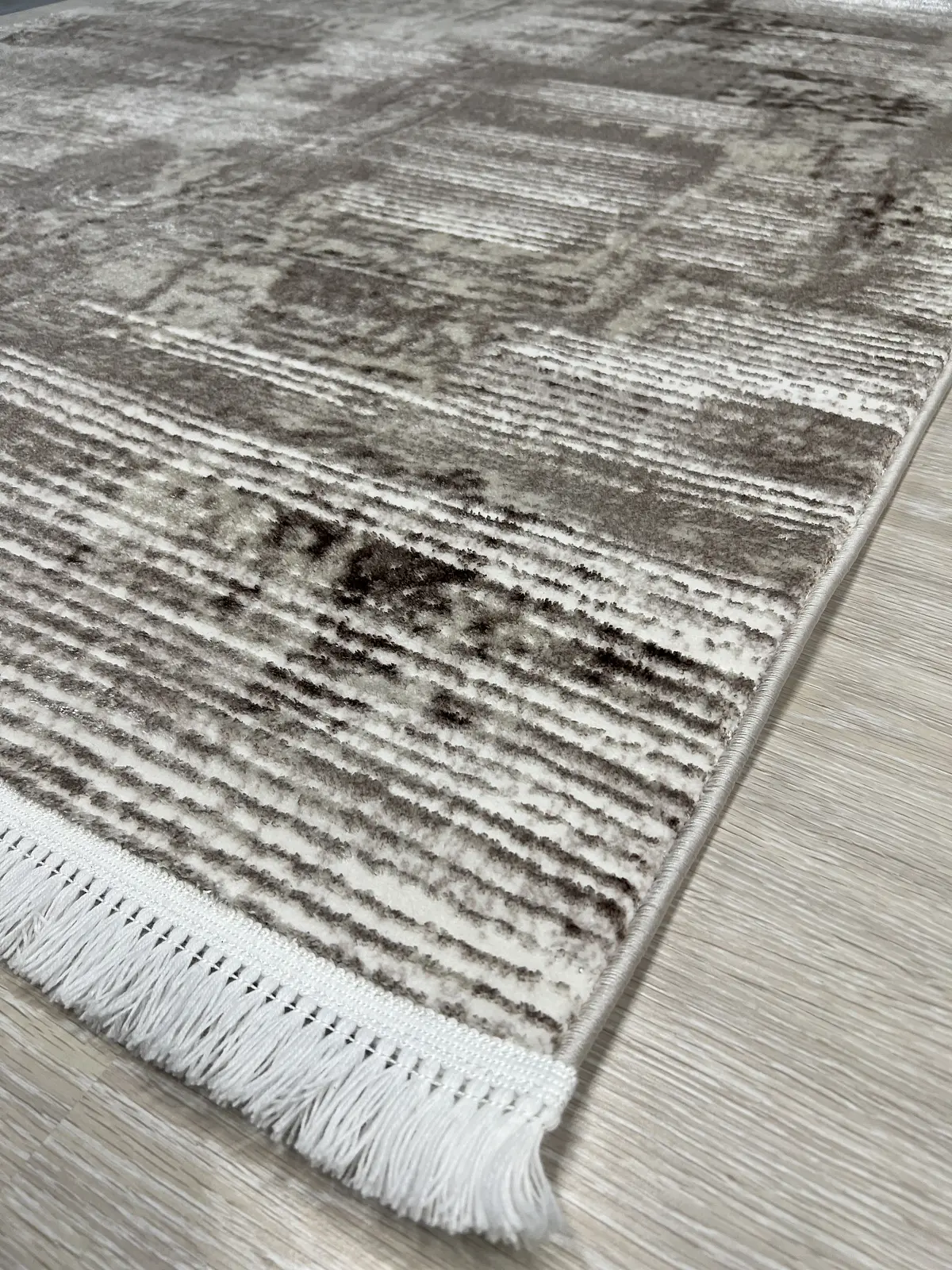 Килим з комбінованим ворсом Onyxa beige 3936A