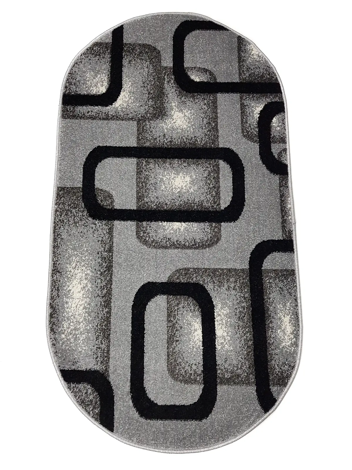 Килим фризе з невисоким ворсом Macio Gray 02574A