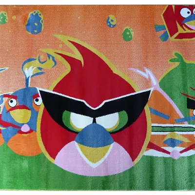 Дитячий килим Angry Birds Junix Orange B482A