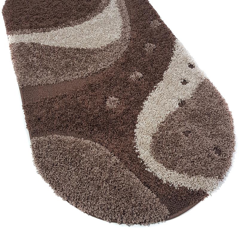 Пухнастий килим Vortax Plush Loop DARK BROWN 7641A