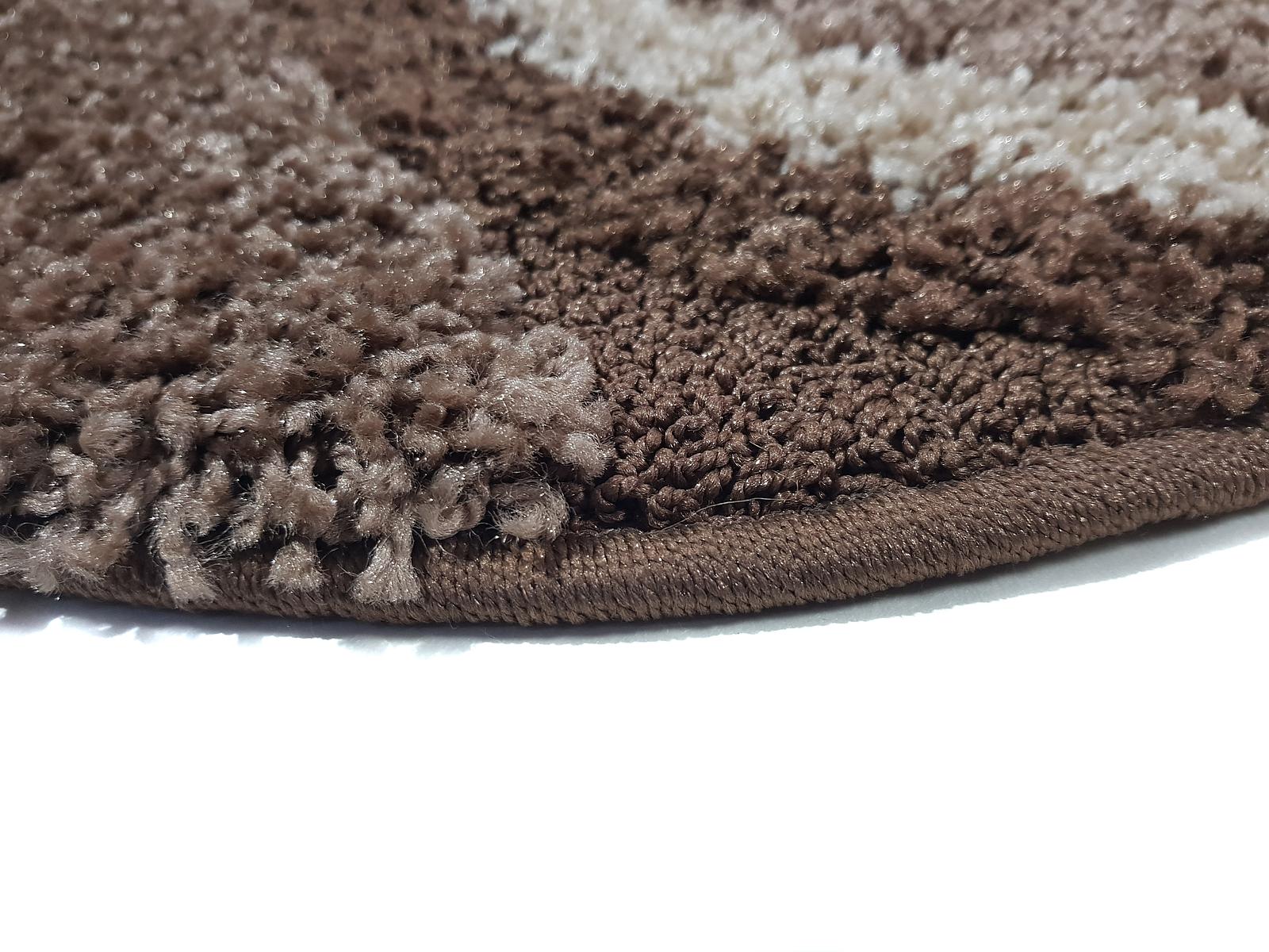 Пухнастий килим Vortax Plush Loop DARK BROWN 7641A