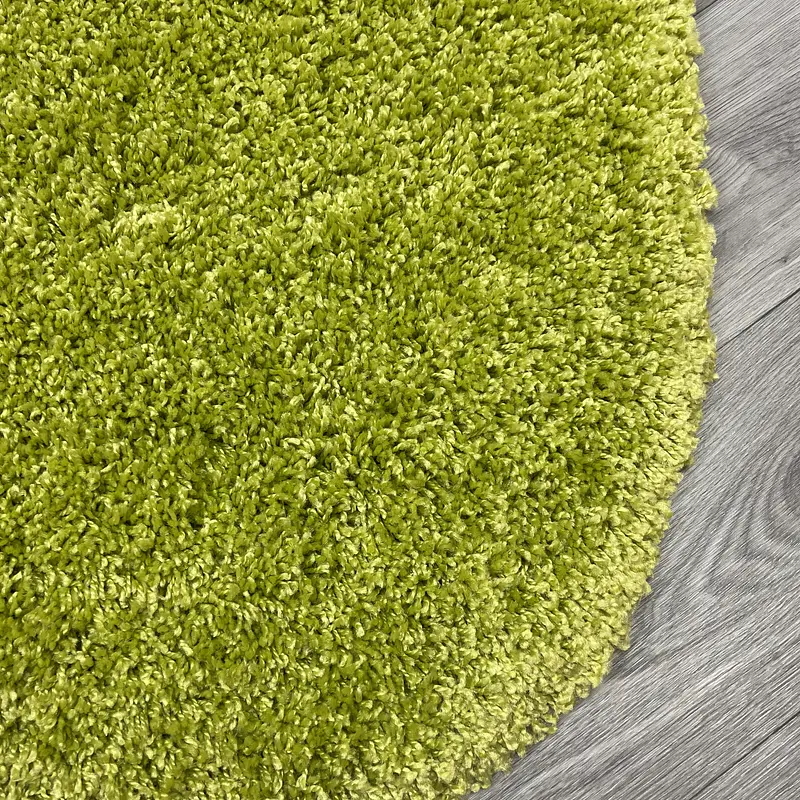 Пухнастий килим Plumis Lux LIGHT GREEN 6365A