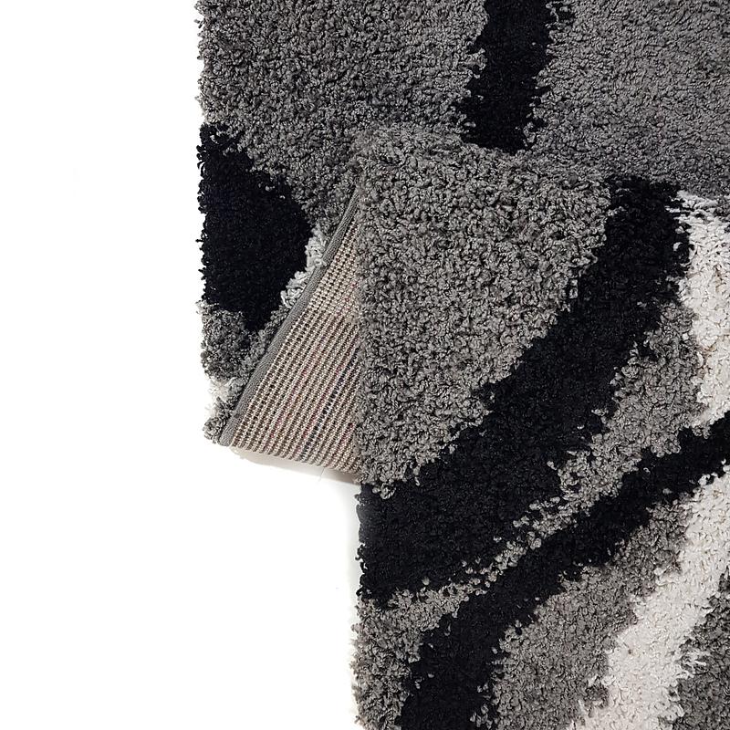 Пухнастий килим Plumis Lux Gray 7368A