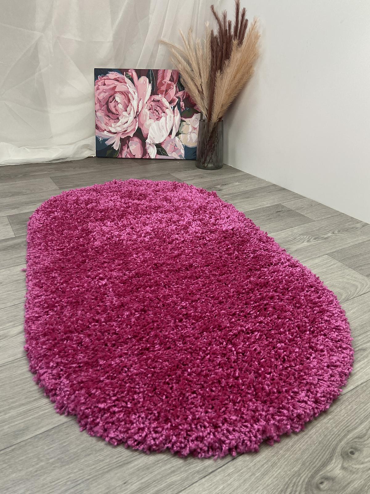 Пухнастий килим Plumis Lux PINK 6365A