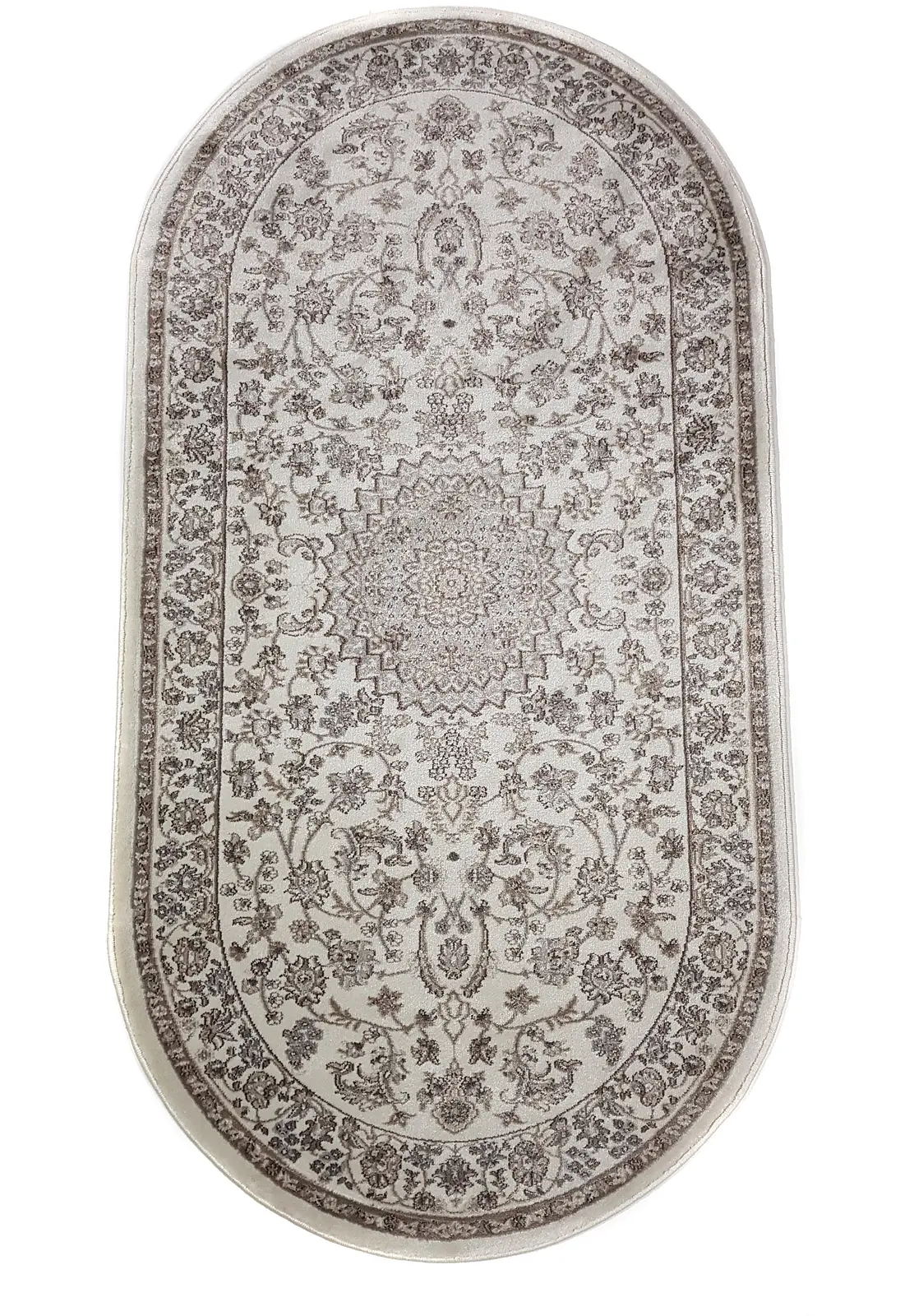 Класичний килим з поліестеру Argentum WHITE 4260D