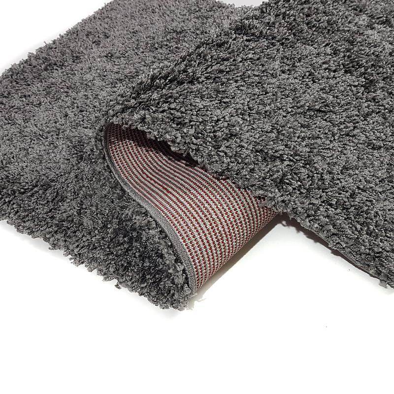 Пухнастий килим Plumis Lux Gray 6365A