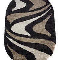 Ворсистий килимок Plush Loop DARK BROWN 8254A